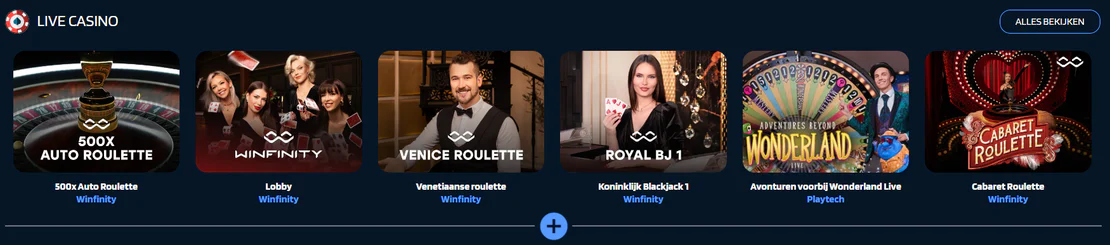 Dynabet Casino live spellen